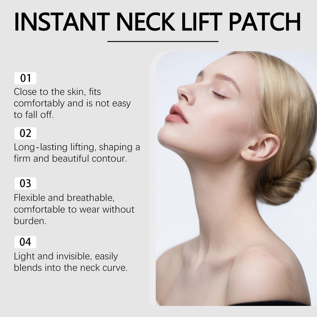 Патч для подтяжки и разглаживания морщин на шее, формирующий двойной подбородок, маленькое лицо, V-образное лицо, улучшающий морщины, укрепляющий и подтягивающий патч для шеи.