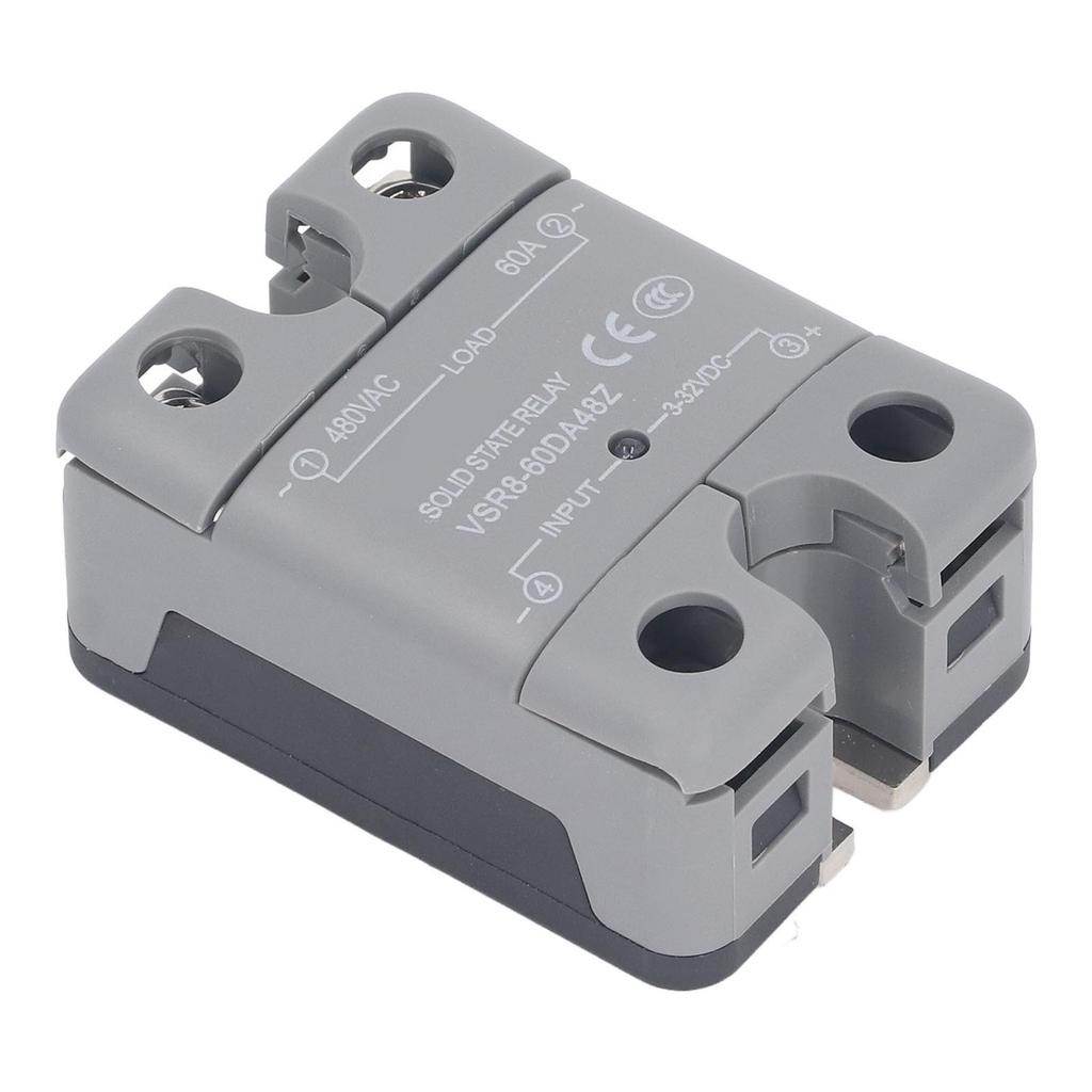 Модуль твердотельного реле, 60 А, 3–32 В постоянного тока, вход 60 А, 480 В переменного тока, выход постоянного тока в переменный ток, твердотельное реле