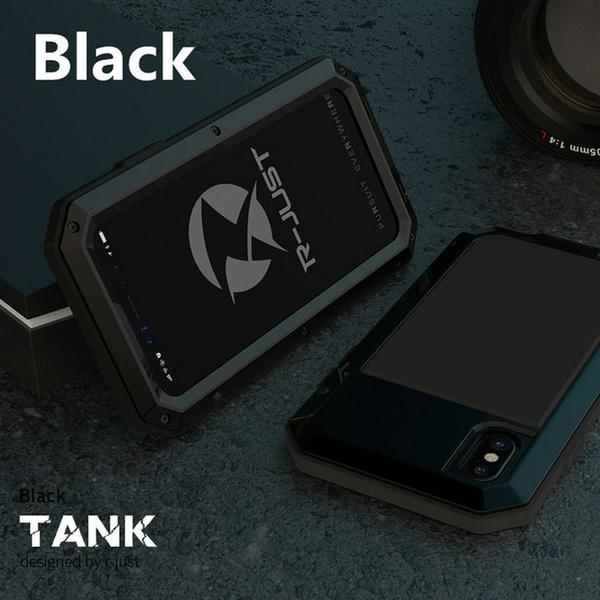 Роскошный прочный противоударный чехол для iPhone 16 15 14 13 12 11 Pro Max Mini X XR XS Max, чехол для телефона Samsung Armor Metal Case