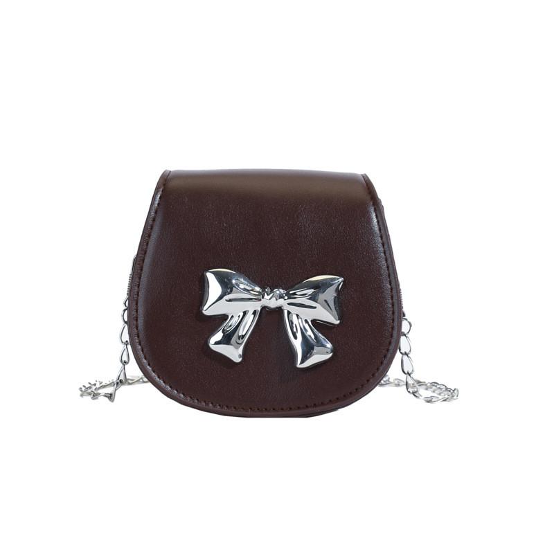 Trendy Mini Shoulder Bag For Kids With Stylish Leopard Print And Elegant Bow Design