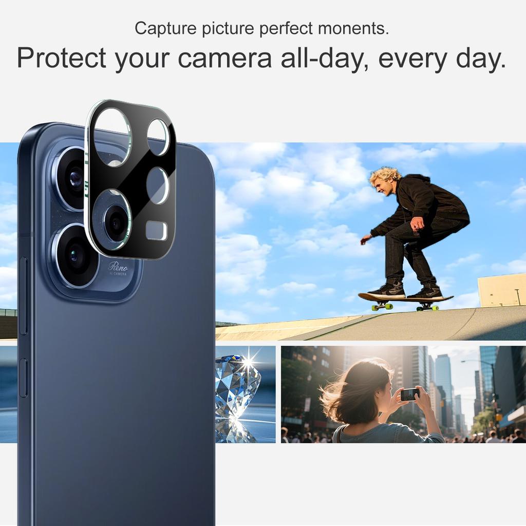 For OPPO Reno 15 F 5G Global Glass IMAK High Definition Integrated Glass Lens Film Black Version