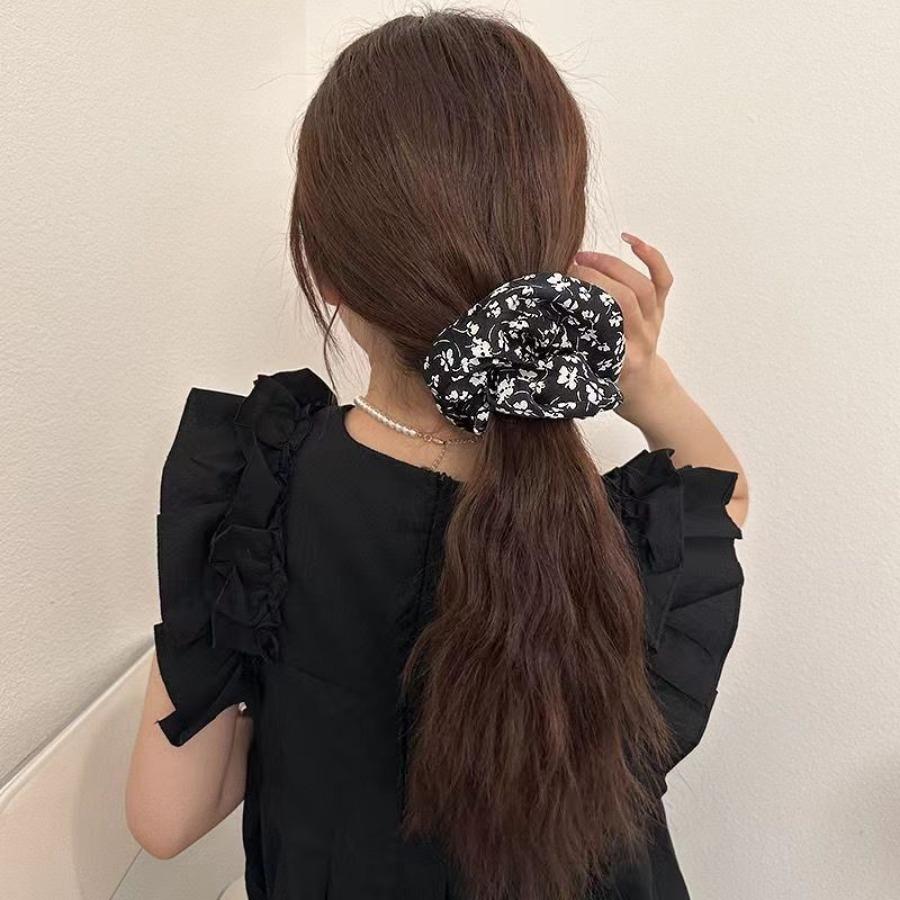 Lady Charm Oversize Hair Band Girl Large Hair Ties Elastic Scrunchies For Women Ponytail Hairstyle Rubber Band Accessories