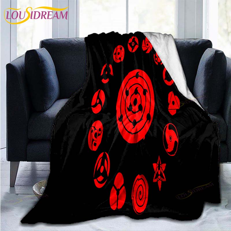 Одеяло с рисунком Наруто, пододеяльник для дивана, дорожное постельное белье, фланелевое одеяло, покрывало