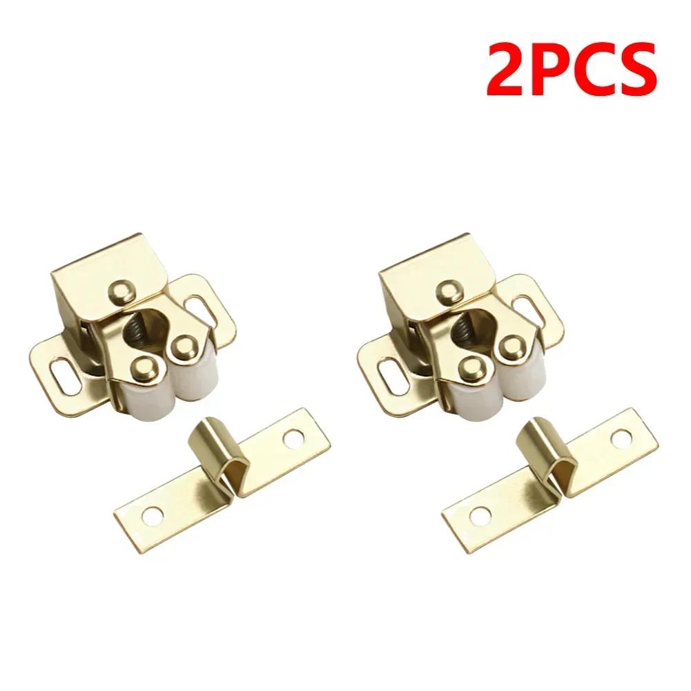 2 шт. Дверной доводчик, стопор, демпфер, буфер, магнит, защелки для шкафа с винтами для фурнитуры для шкафа, мебельная фурнитура
