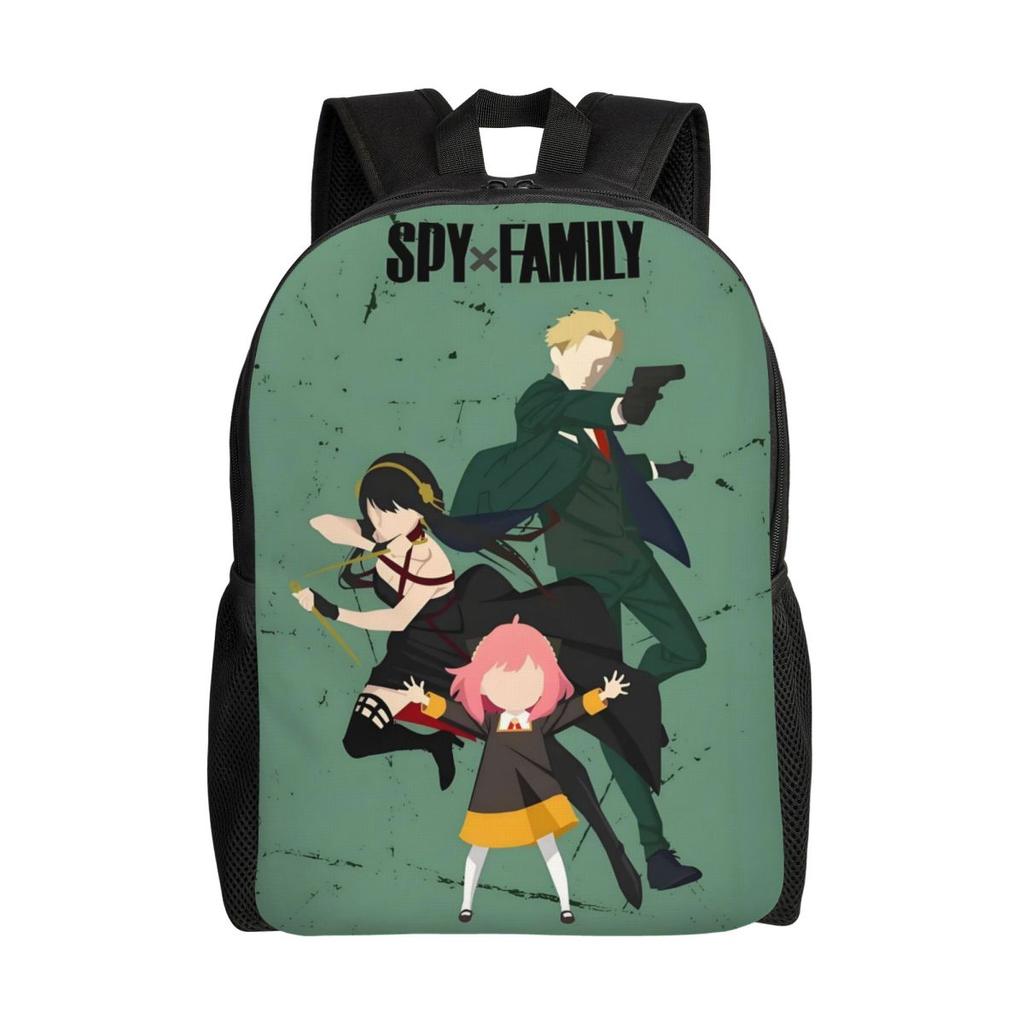 Custom SPY?FAMILY Backpacks for Men Women Water Resistant School College Bag Print Bookbags