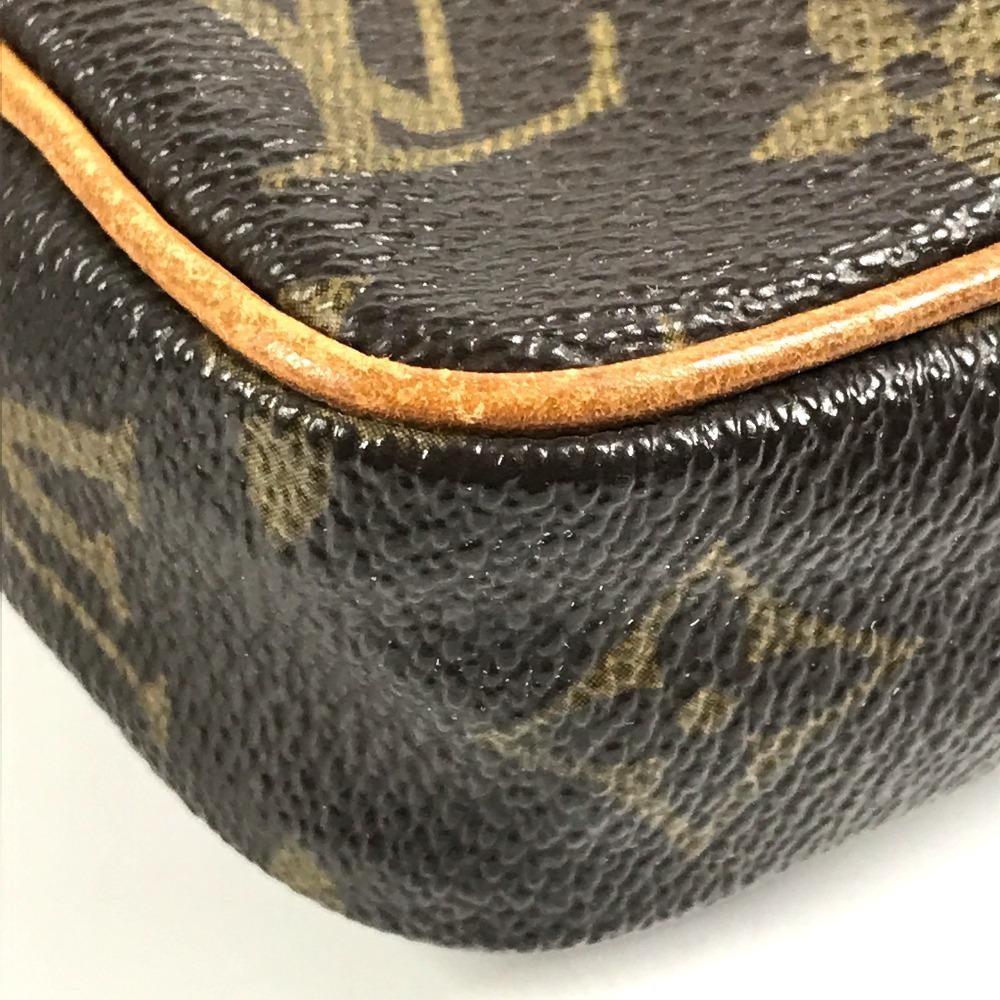 Louis Vuitton M45268 Сумка-кроссбоди Monogram Mini Danube из канвы, коричневая