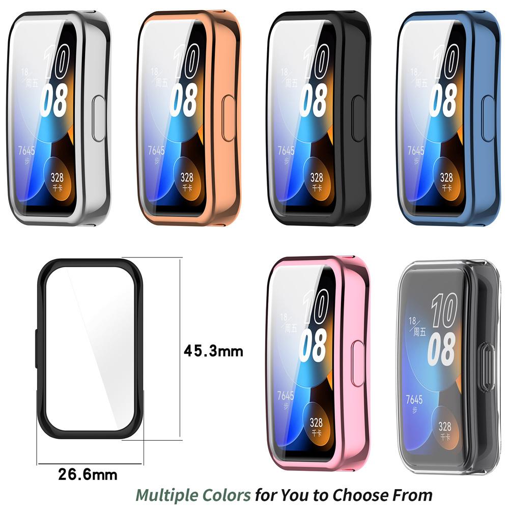 Мягкий защитный чехол TPU для Huawei Band 8, полноразмерные защитные чехлы для умных часов Huawei Band 8