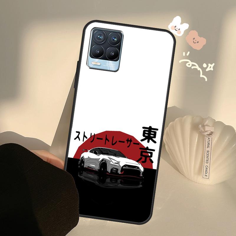 Спортивный автомобиль JDM Tokyo Drift для Realme 8 9 Pro Plus GT Neo 2 GT Master 9i 8i, чехол для телефона OnePlus 9 10 Pro 9R Nord2