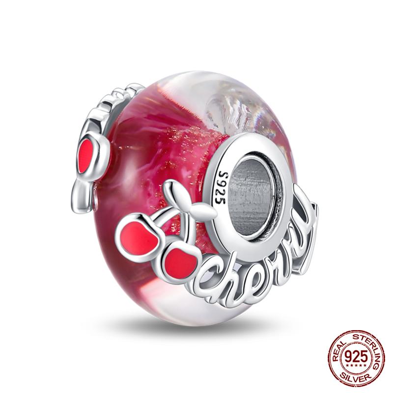 Мода Медь Разноцветный Цветок Перо Океан Светящийся Стекло Шармы Бусины Подходят для Оригинальных Браслетов Qikaola DIY Ювелирные Изделия