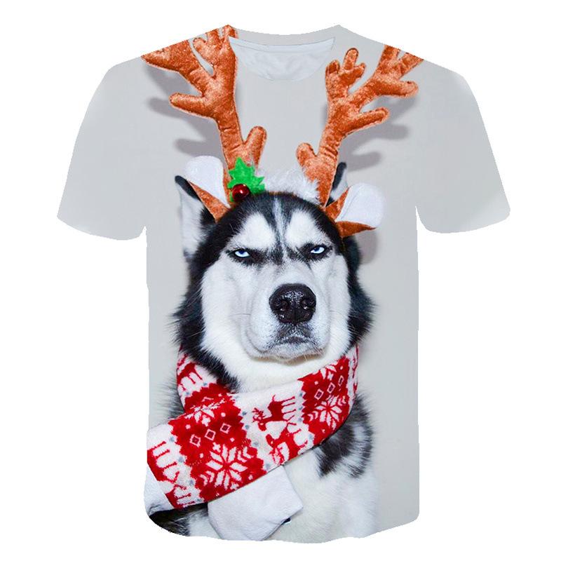 Мужская футболка с короткими рукавами и принтом животных, круглый вырез, повседневная спортивная мужская футболка-пуловер