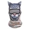 3D Кошка Лыжный Балаклаваживотное Маска для лица Полностью закрывающая лицо Капюшон Маска Милая Животнаябалаклава Мотоциклетный Мотокросс Лыжный Сноуборд Шапка