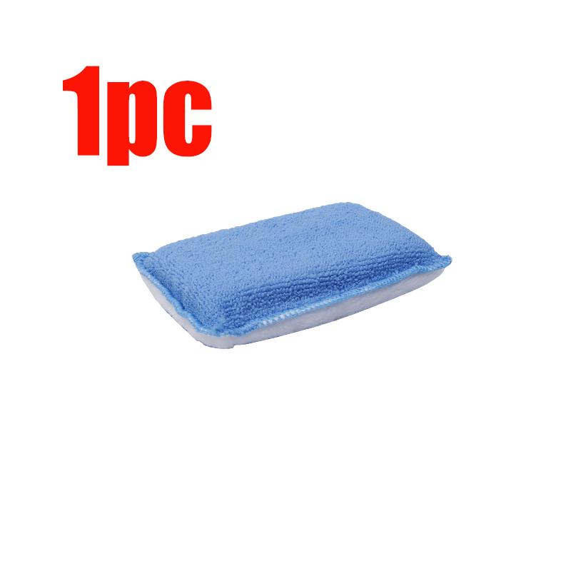 Двусторонняя губка-блок Губка для чистки салона автомобиля Губка для чистки кожи Подушечка для мытья автомобиля без царапин Автомобильная губка для чистки из микрофибры