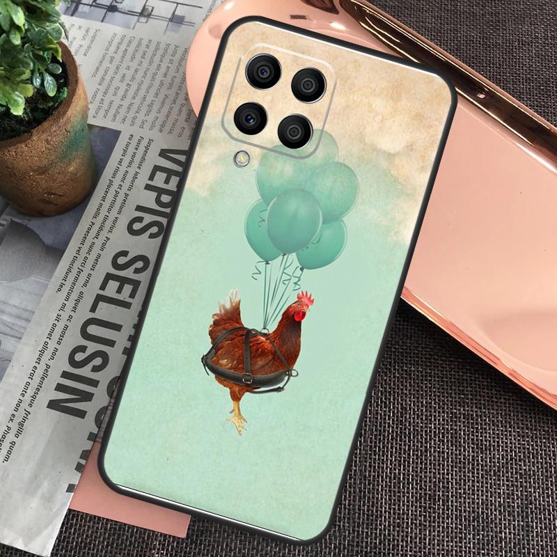 Мультяшный чехол Курица Петух для Samsung Galaxy M20 M15 M55 M31s M51 M21 M11 M13 M33 M53 M52 M32 M12 M14 M34 M54