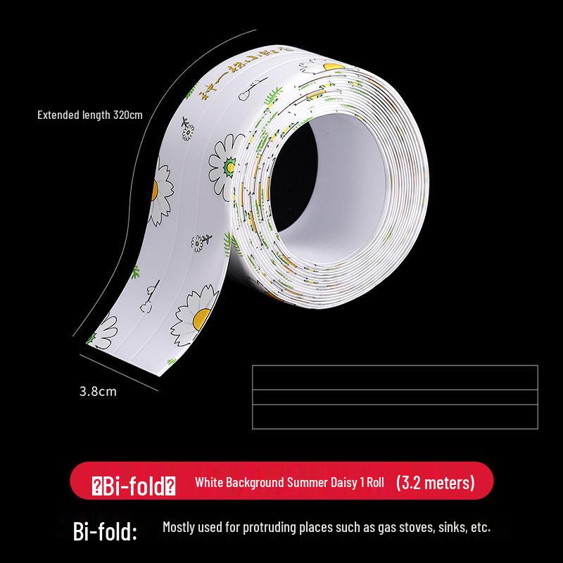 Водонепроницаемая наклейка для швов плитки против плесени для кухни и ванной комнаты