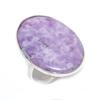 Лепидолит Ручная работа 925 Стерлинговое серебро Ювелирное кольцо Размер 8.5 F3E73