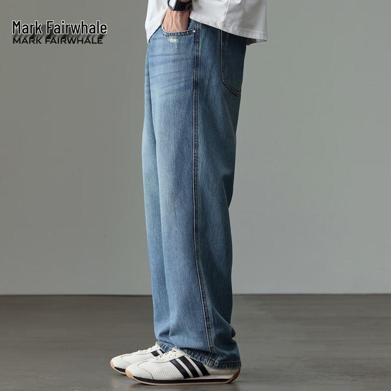 Мужские летние джинсы прямого кроя из тенселя Mark Fairwhale