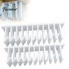 Kitchen Storage Rack 2PCS Hanging Lid Organizer with 10-Slots, Space Saving Food Container Cupboard Holder Holder, Plastic Mounting for Round