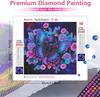 HuaCan Diamond Painting DIY Kit Lanscape Butterfly Picture Full Round Drill Mosaic Tree Paintings Rhinestone Embroidery Art Craft Home Wall Decor