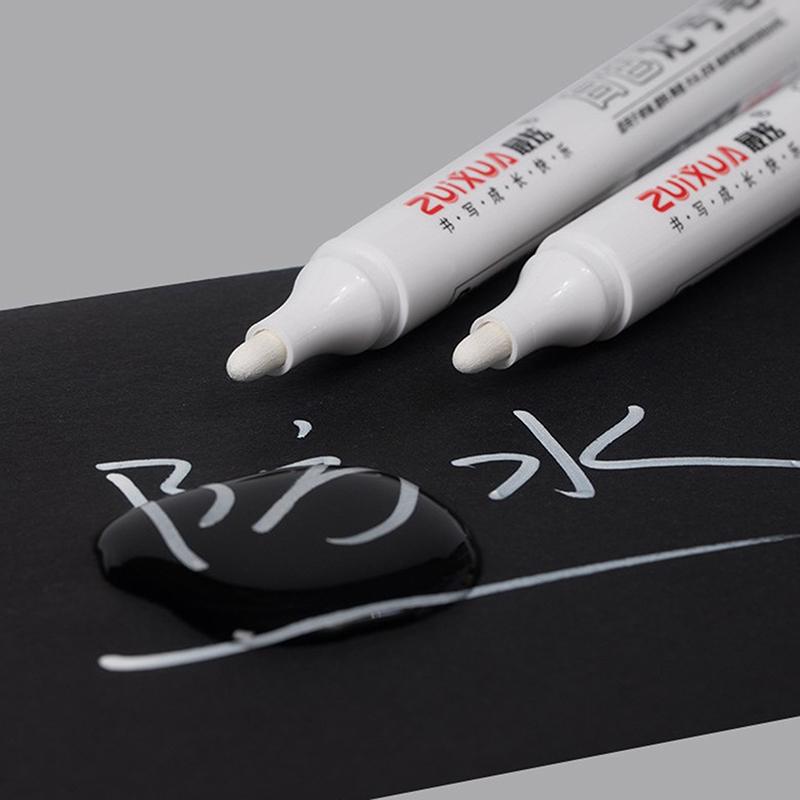 Oily Waterproof White Marker Pen Graffiti Pens Permanent Gel Environmental Pen