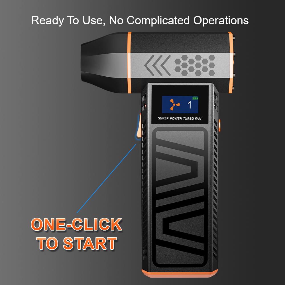 Автомобильные аксессуары 3-ступенчатый регулируемый портативный очиститель воздуха инструмент турбореактивный вентилятор Type-C зарядка 130000 об/мин электрический воздушный пылесос для автомобиля снегоочиститель