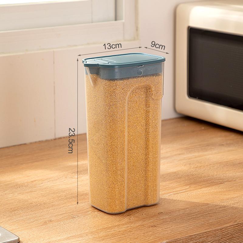 Food Grade PP Storage Box Sealed Grain Rice Container Organizer Moisture-Proof Fresh-keeping Tank Jars Kitchen Accessories