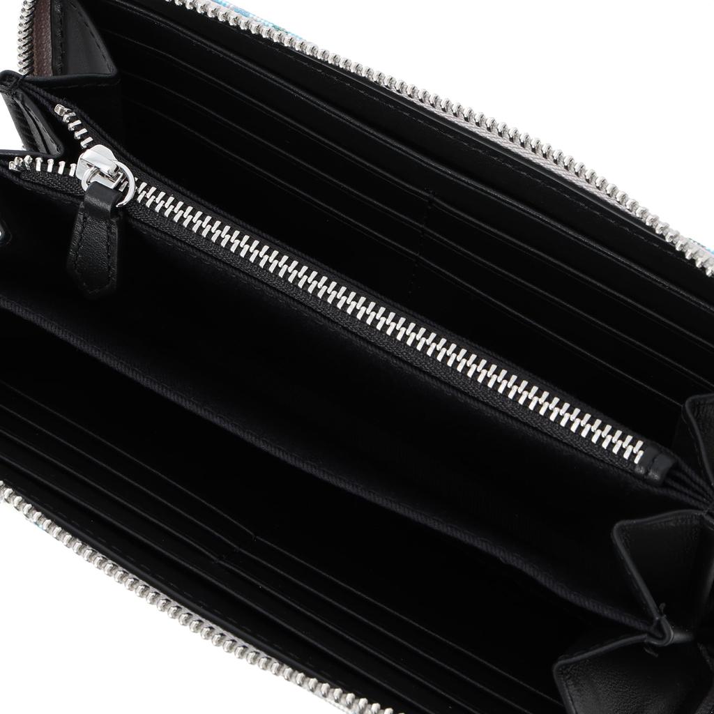 Кошелек на круговой молнии 51050023U ПРИНТ SAFFIANO КЛЕТКА МАДРАС [Vivienne Westwood] Женский [Товар]