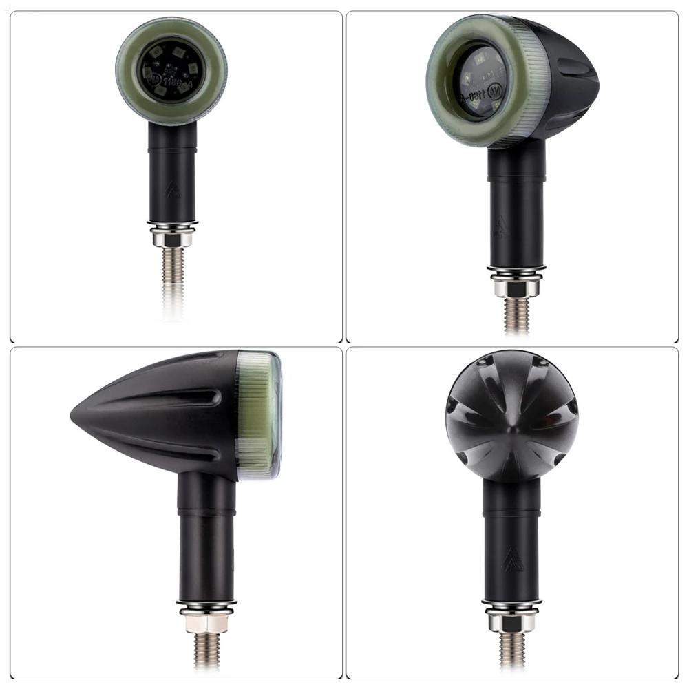 1 шт. мотоциклетные указатели поворота, плавные указатели поворота, светодиодные указатели поворота, предупреждающие индикаторы, мигалка, янтарный свет для скутера