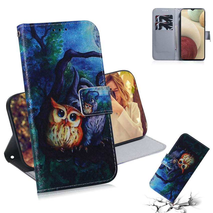 3d Animal Card Slot Wallet Case For Samsung Galaxy A12 5g Panda Dog Cat Tiger Lion Painted Book Flip Leather Phone Cover A12