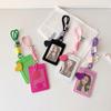 Love Heart Pendant ID Card Holders ID Card Protective Korean Photocard Holder School Supplies