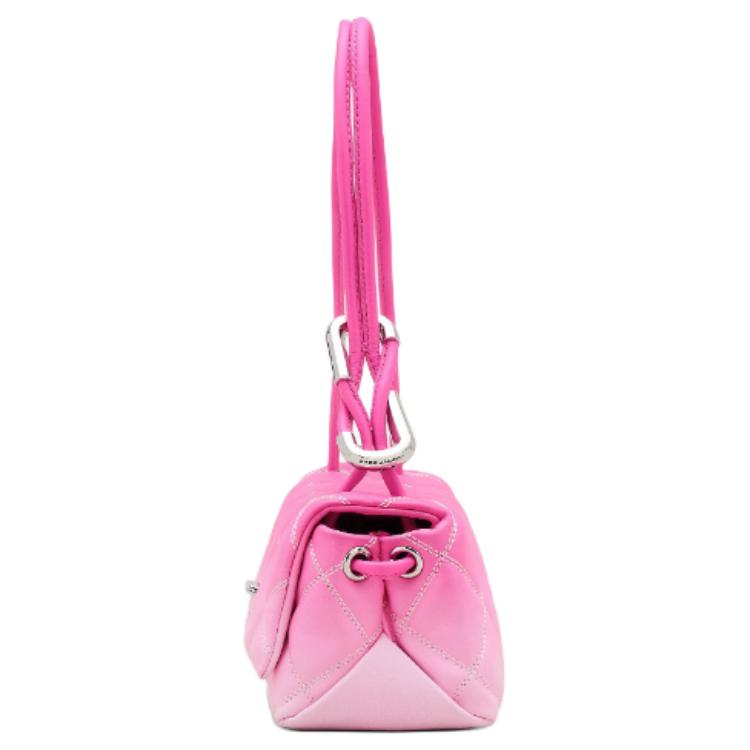 Marc Jacobs The Quilted Vibrant Gradient Design Smooth Leather Mini Shoulder Bag Women bags Pink-Gradient 2P5HSH011H02-657
