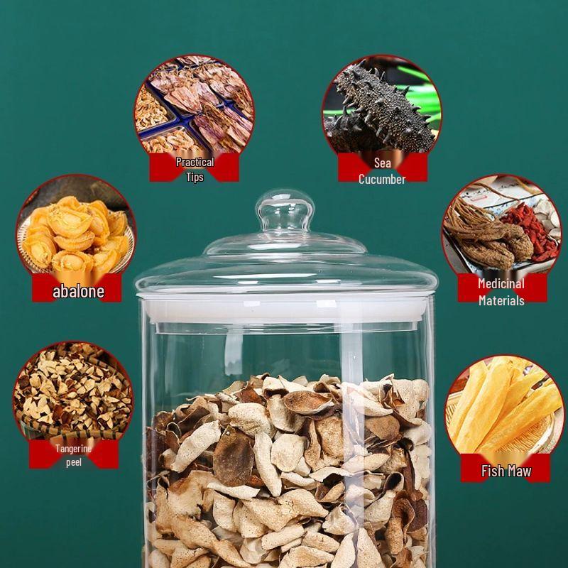 Герметичная стеклянная банка для хранения Jiakangming