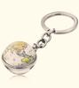 Spherical Constellation Exquisite Luminous Crystal Twelve Constellations Keychain  Spherical Crystal Keychain