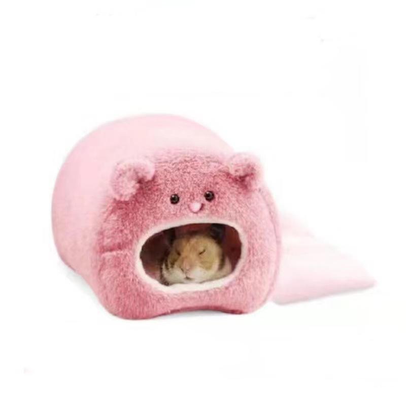 Мягкая теплая кровать для хомяка, гамак для крысы, свинья, белка, зимняя игрушка для домашних животных, клетка для хомяка, дом, подвесное гнездо + коврик, домик, кровать, животное, мышь, крысиное гнездо