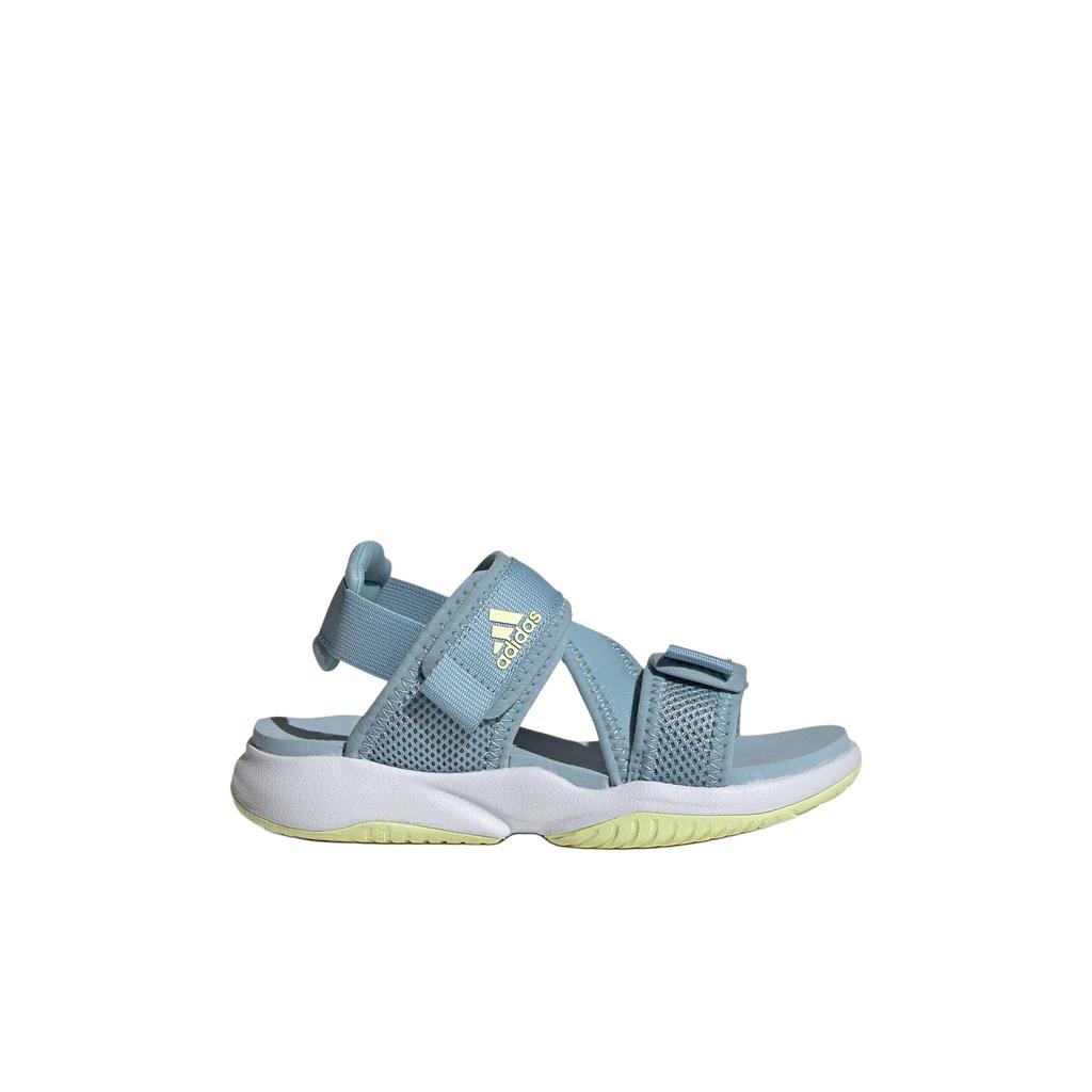 Adidas Sumra Sandals Comfortable Versatile Non-Slip Durable Low-Top Kids Sandals Kids Sandals Gray Blue FV0833
