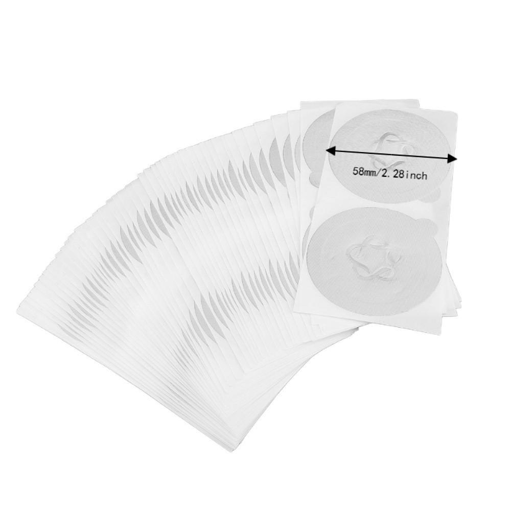 50pcs set 50pcs Reusable Coffee Pods Covers 58mm Self Adhesive Foil Seals For Vertuo Pods