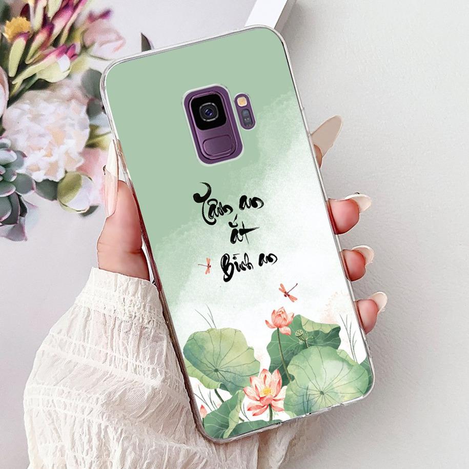 Чехол для Samsung Galaxy S9 SM-G960F Чехол Модный Цветок Мягкий Тонкий Задняя Крышка Для Samsung S9 Plus S 9 GalaxyS9 S9+ SM-G965F Capa