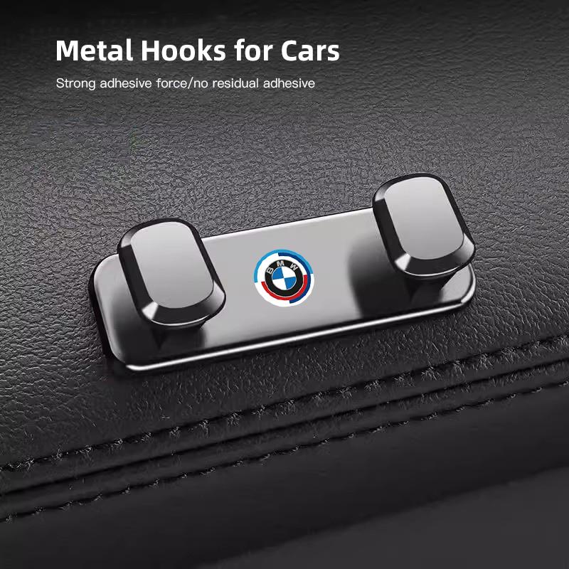 Zinc alloy Car Hook Randomly Pasted Storage Bracket Sticker For BMW X1 X3 X4 X5 E46 E90 F20 E60 E39 F10 M1 M2 M3 M5 M6 E87 M E36 TC9