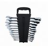 AW Tools Reversible Chrome Vanadium Steel Combination Spanner Set (Pack of 12)