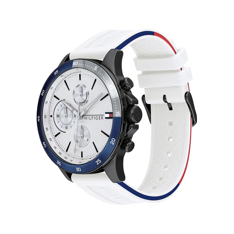 [Tommy Hilfiger] Часы 1791723 Мужские Белые [Б/У]