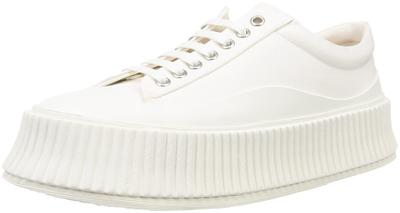 Jil Sander Размер 38133A15101 Женские кроссовки, 24,0 см, Белый, (Использовал)