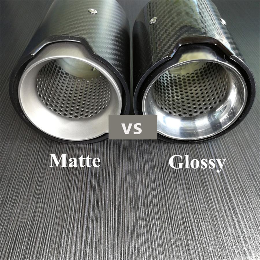 2.5" Матовый Карбоновый Наконечник Выхлопной Трубы Крышка Для BMW M2 M3 M4 M5 M6 X5M X6M