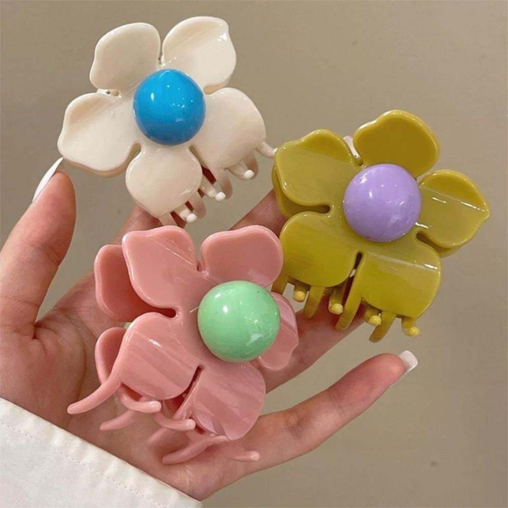 Hairpin Flower Hair Claw Plastic Plastic Shark Clip Creative Hair Crab Clip Vacation