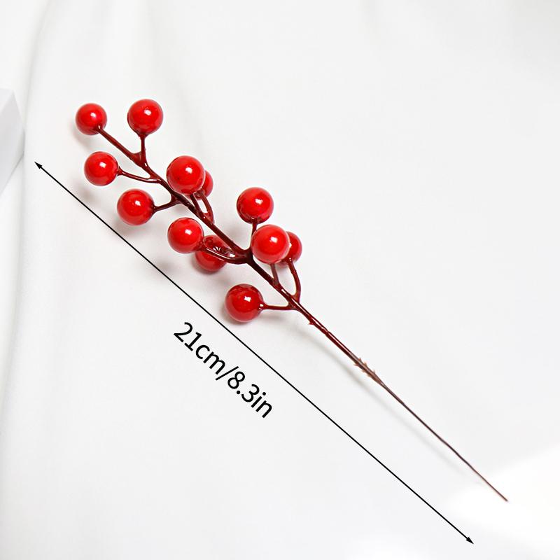 10/20 шт. искусственные ягоды искусственные цветы рождественский новогодний декор елочные украшения пенопластовый цветочный букет DIY украшение для рабочего стола