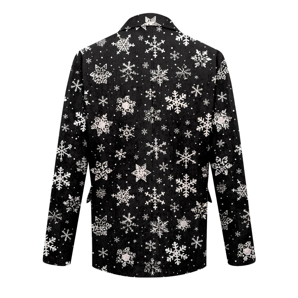 Мужской уродливый рождественский вельветовый теплый карманный пиджак-кардиган, мужской повседневный костюм