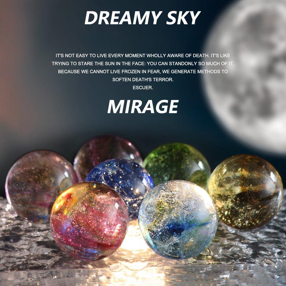 Smooth Led Night Lamp Chroma Ambient Light Interior Decoration Crystal Ball  Bedroom Decoration