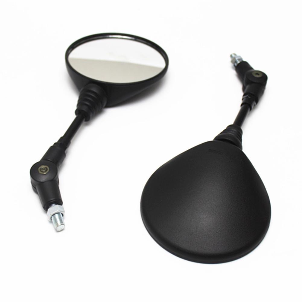 1 Pair Motorcycle Rearview Mirror 650 Anti-fall Folding Round Rear View Mirrors Modified Parts For Motorbike