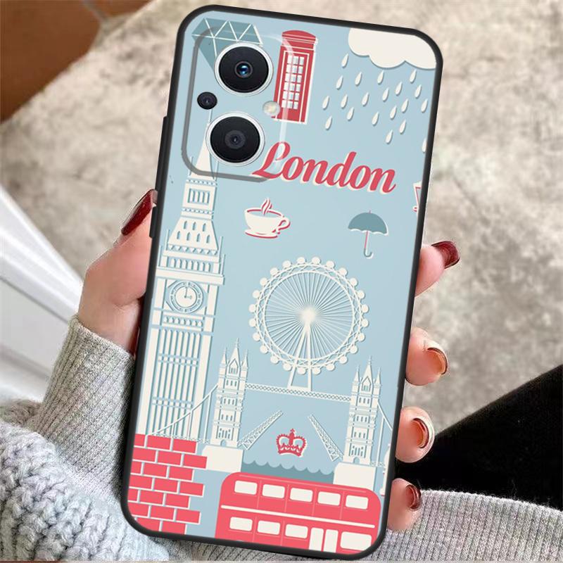 London British Union Jack For OPPO Reno 14 10 11 12 13 Pro 7 8 Lite 8T 11F 12F 13F 14F OPPO Find X9 X8 X5 X6 Pro Case