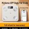Rechargeable Smart Body Fat Scale with App Support