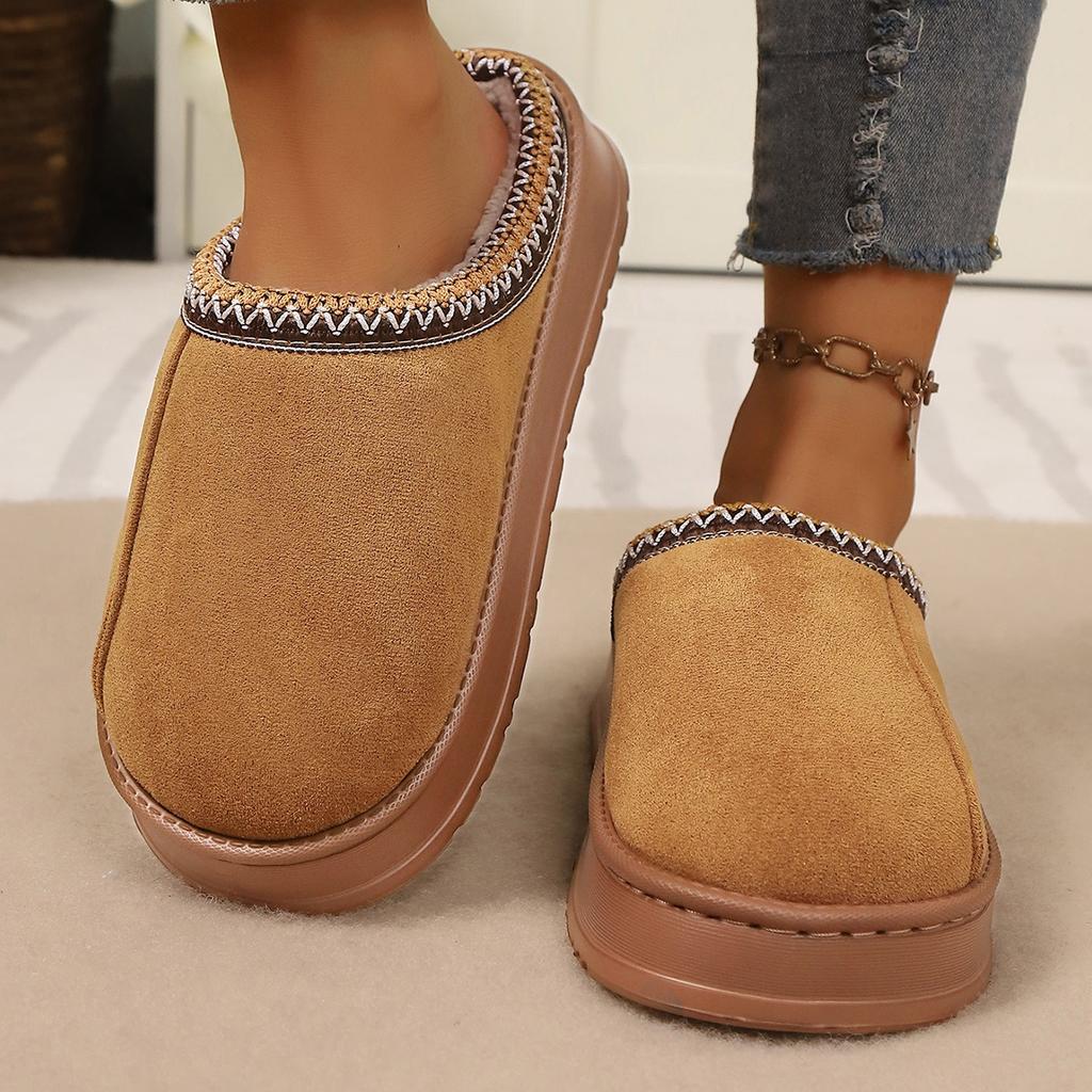 Хлопковые тапочки для пар для дома, домашние плюшевые зимние домашние противоскользящие женские теплые мужские тапочки осень и зима