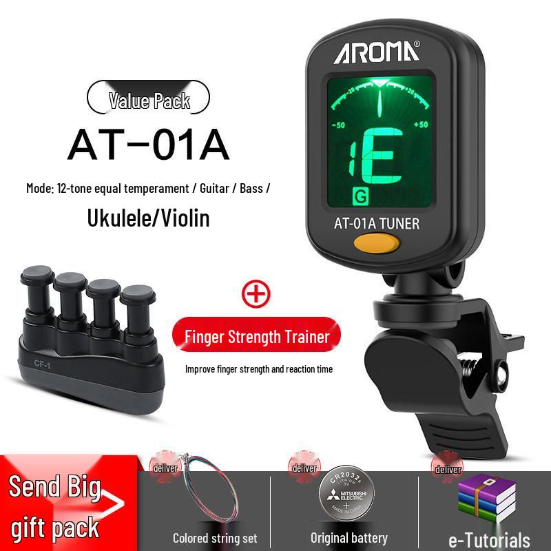 Универсальный электронный тюнер Anoma для гитары, укулеле и скрипки